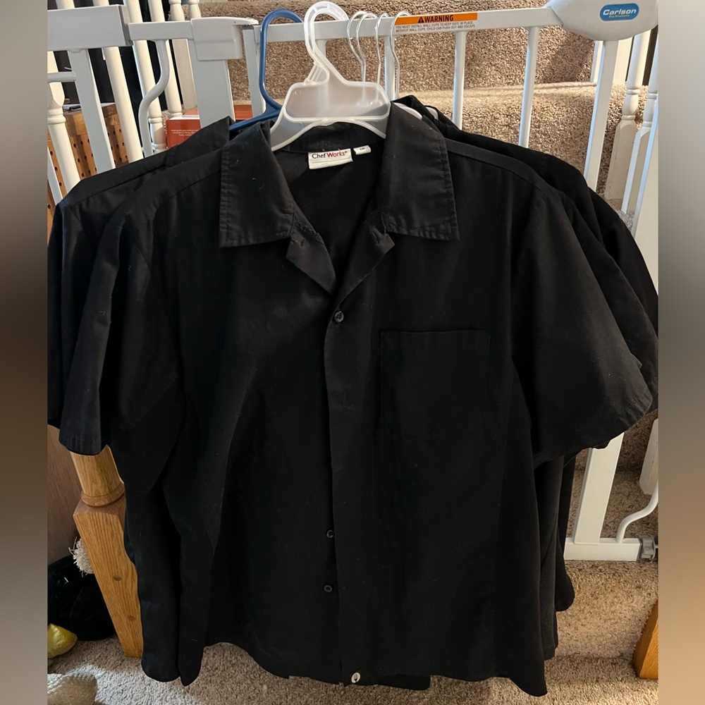 Medium ChefWorks button down chef coat (2)